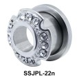 Multiple Rhinestone Plugs and Tunnels JPL-22n